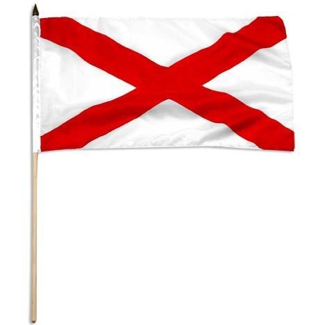 Flag of Alabama stick flags