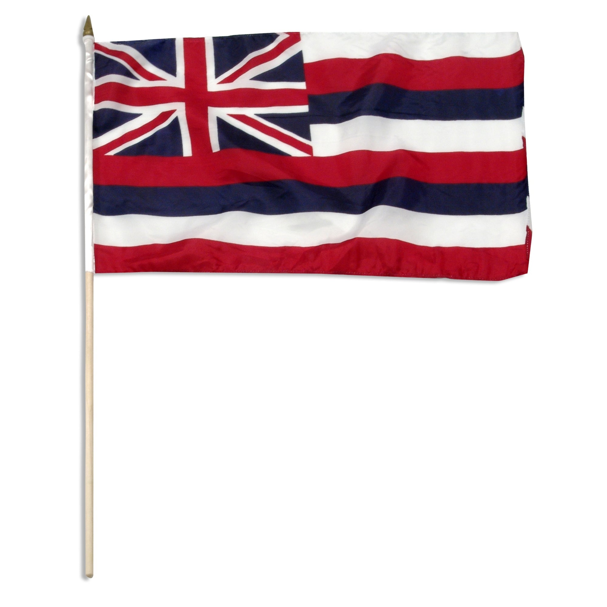 Hawaii  12in x 18in Mounted Flag