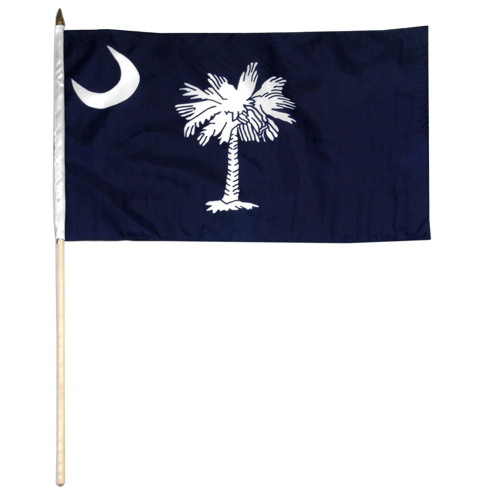 South Carolina  12in x 18in Mounted Flag