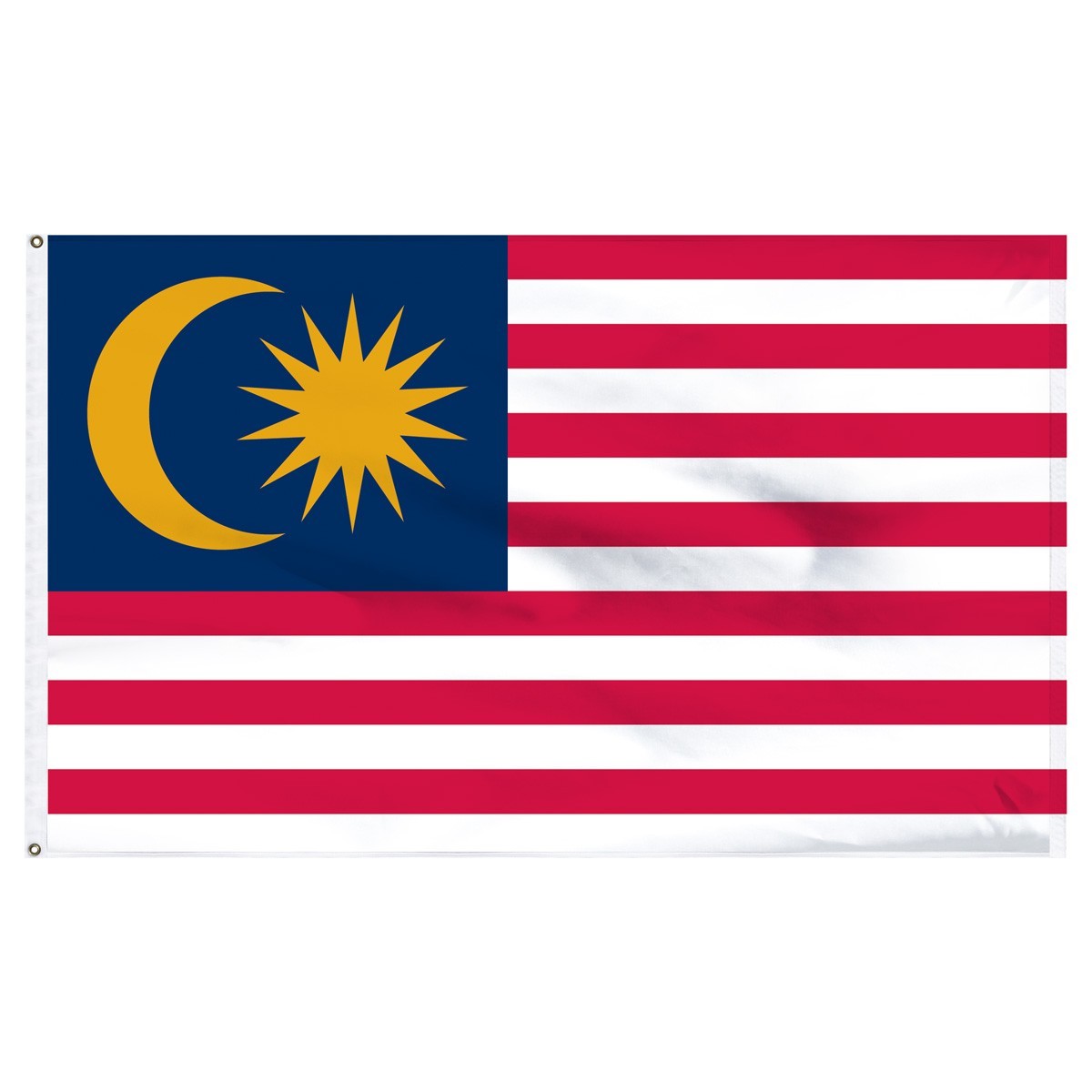 Malaysia 5ft x 8ft Outdoor Nylon Flag