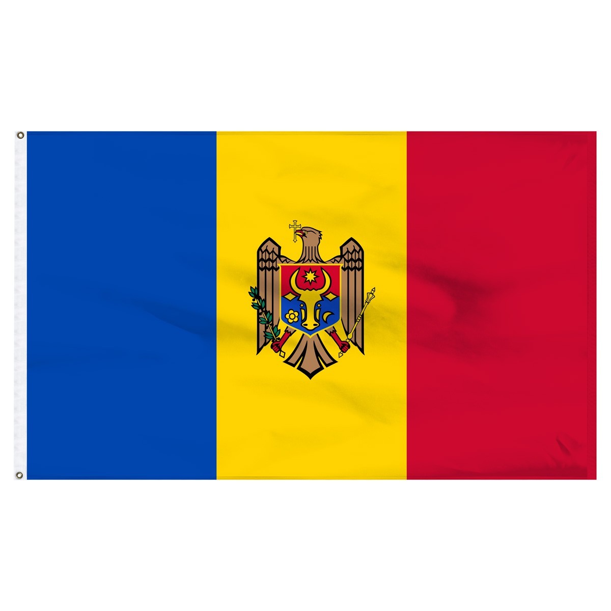 Moldova 5ft x 8ft Outdoor Nylon Flag
