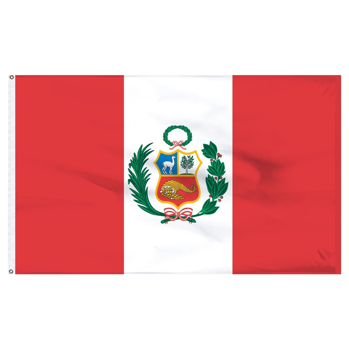 Peru 5ft x 8ft Outdoor Nylon Flag