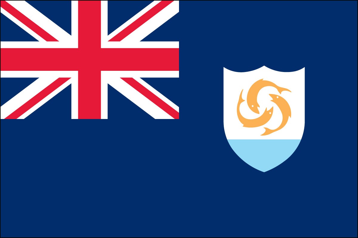 Anguilla Flags for school school and churches