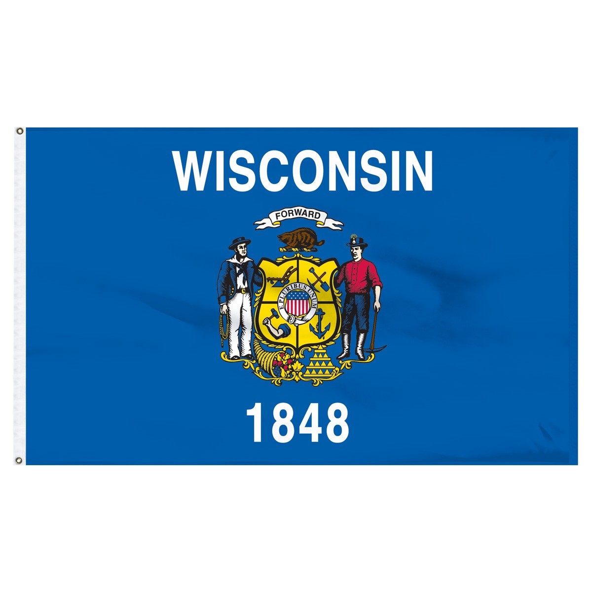 Wisconsin  2ft x 3ft Outdoor Nylon Flag