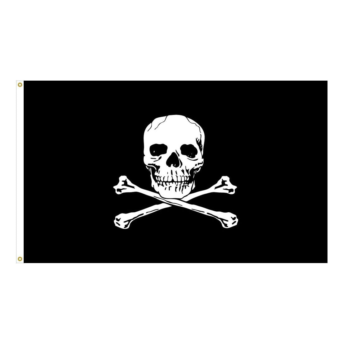 Jolly Roger Pirate 2' x 3' Outdoor High Quality Flag