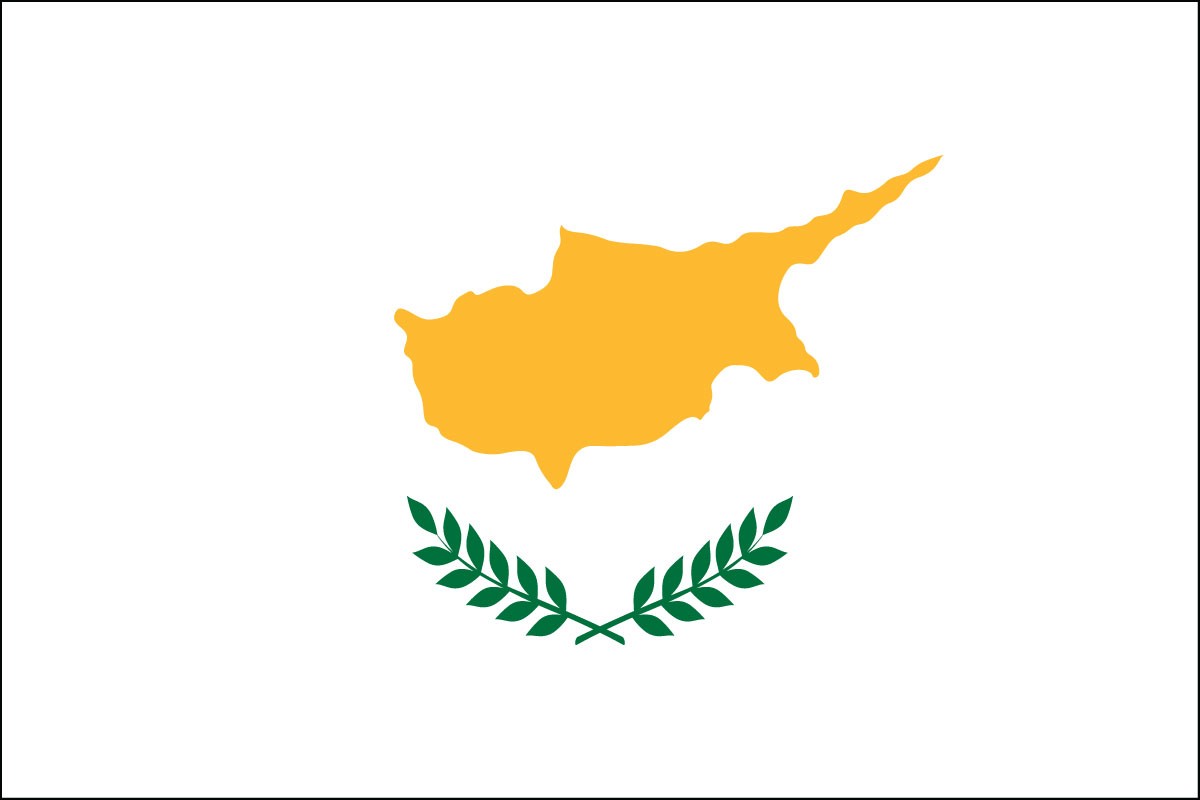 Cyprus 2ft x 3ft Indoor Polyester Flag