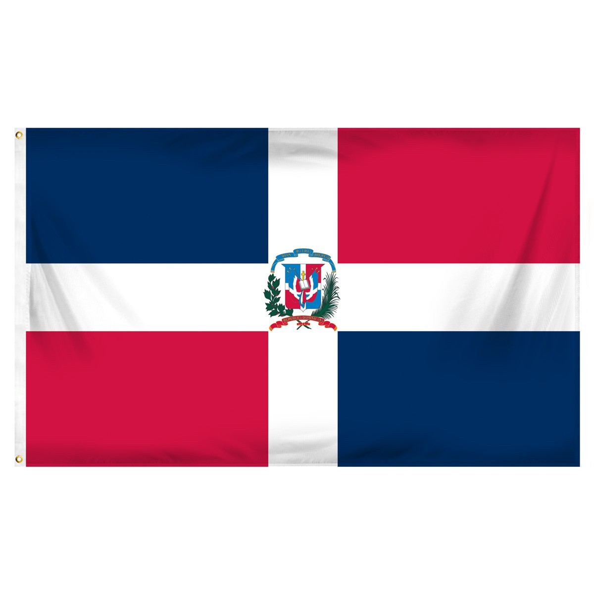 Dominican Republic 2ft x 3ft Indoor Polyester Flag