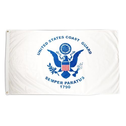 US Coast Guard 3ft x 5ft Polyester Flags