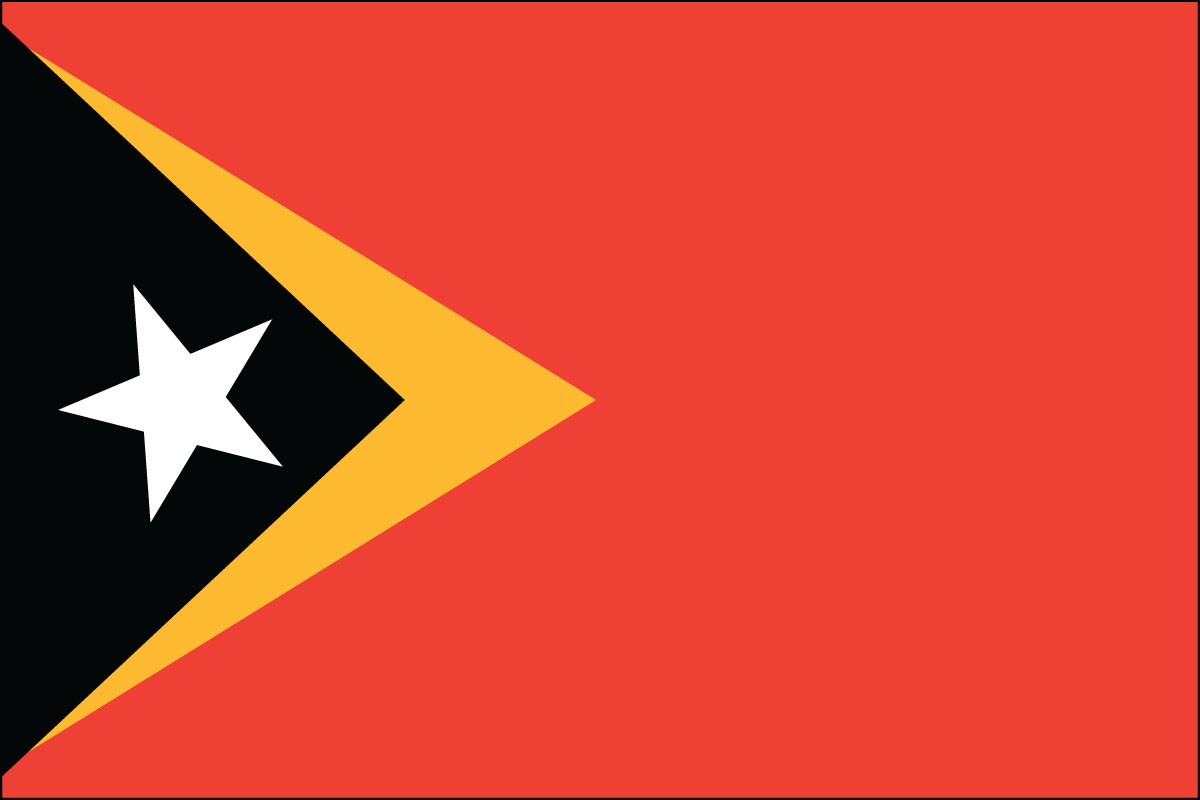 East Timor 3ft x 5ft Indoor Polyester Flag