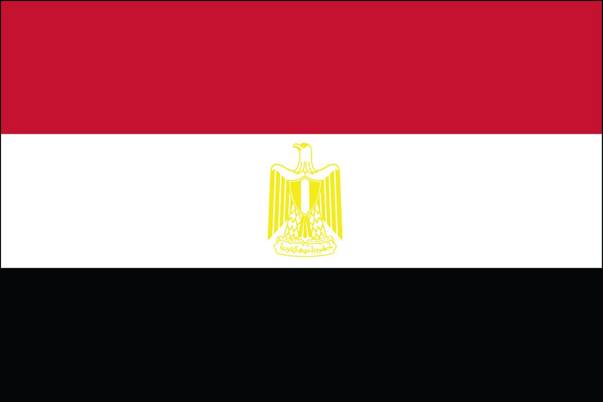 Egypt 3ft x 5ft Indoor Polyester Flag