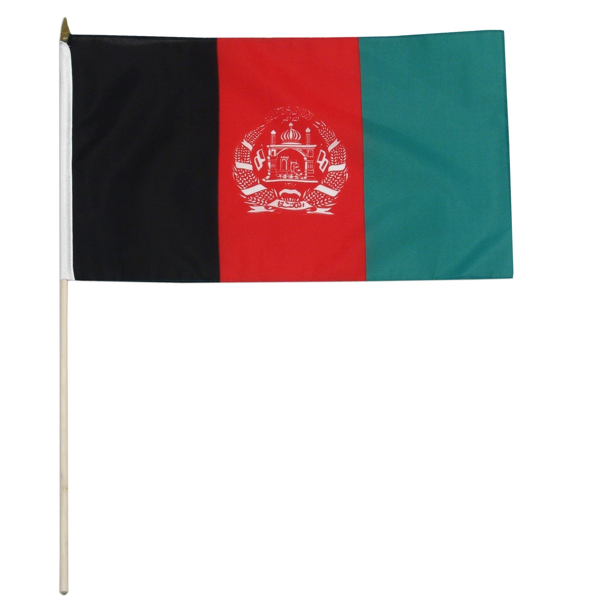 Afghanistan stick flags