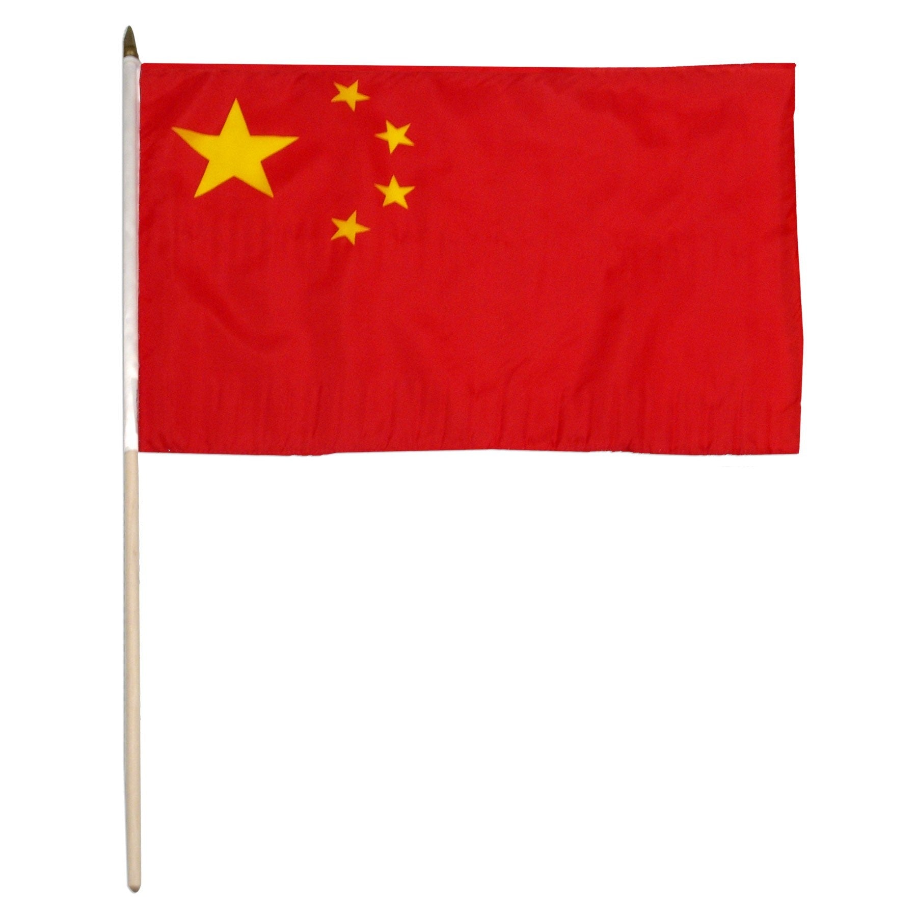 China 12in x 18in Mounted Flag