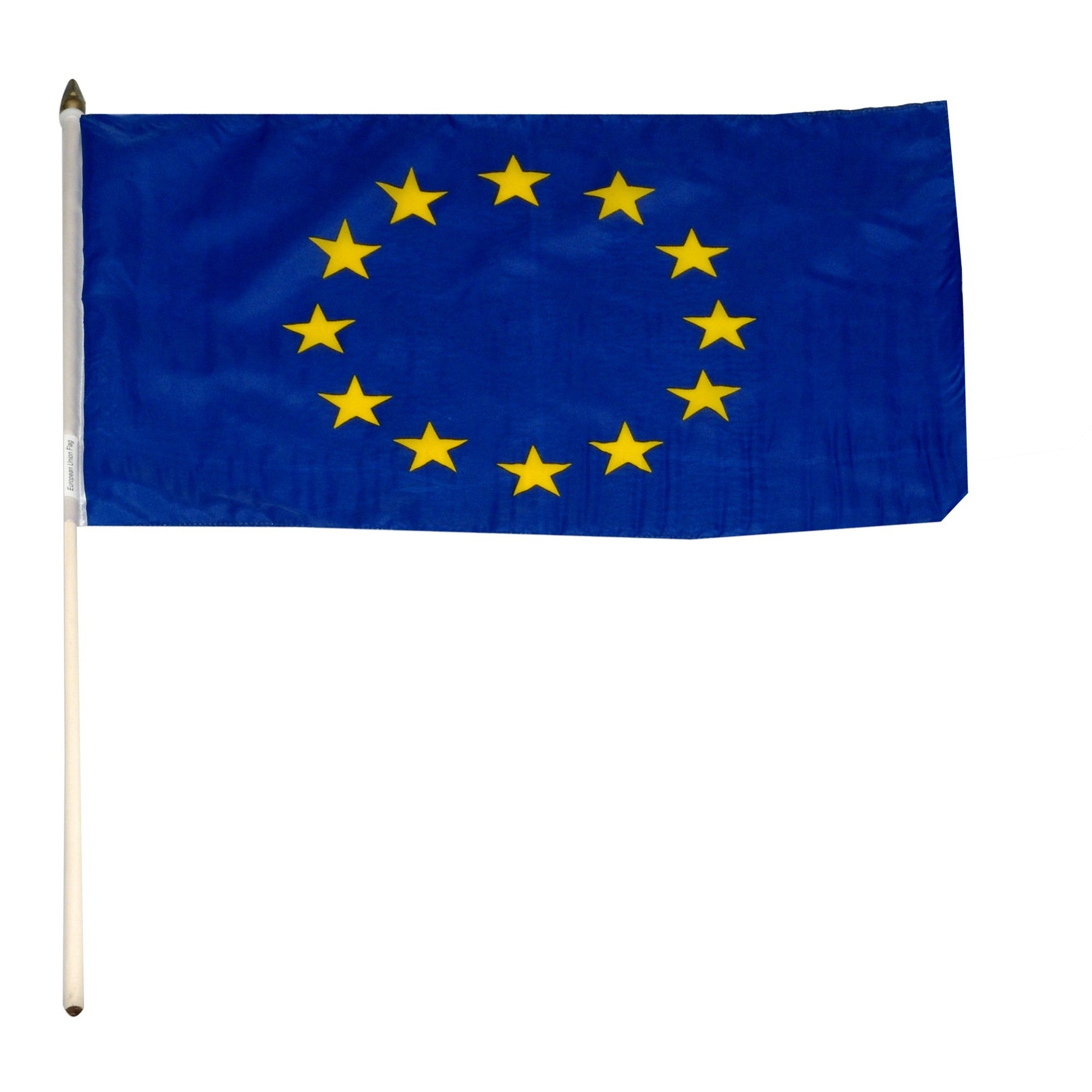 European Union 12in x 18in Mounted Flag