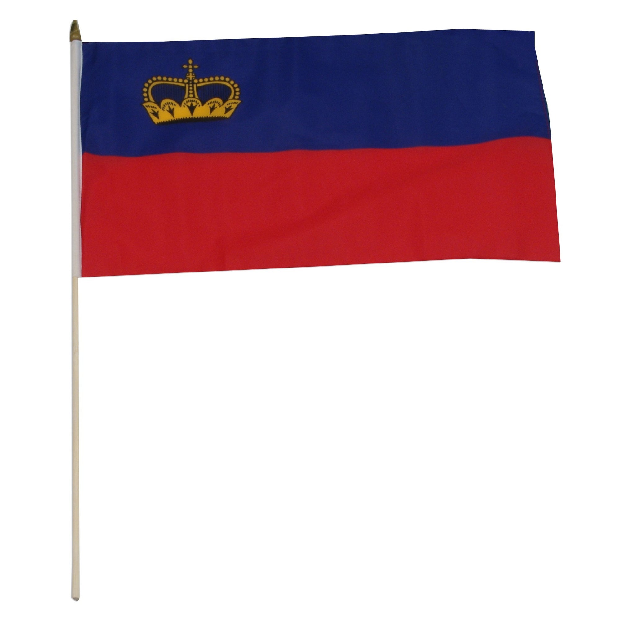 Liechtenstein 12in x 18in Mounted Flag