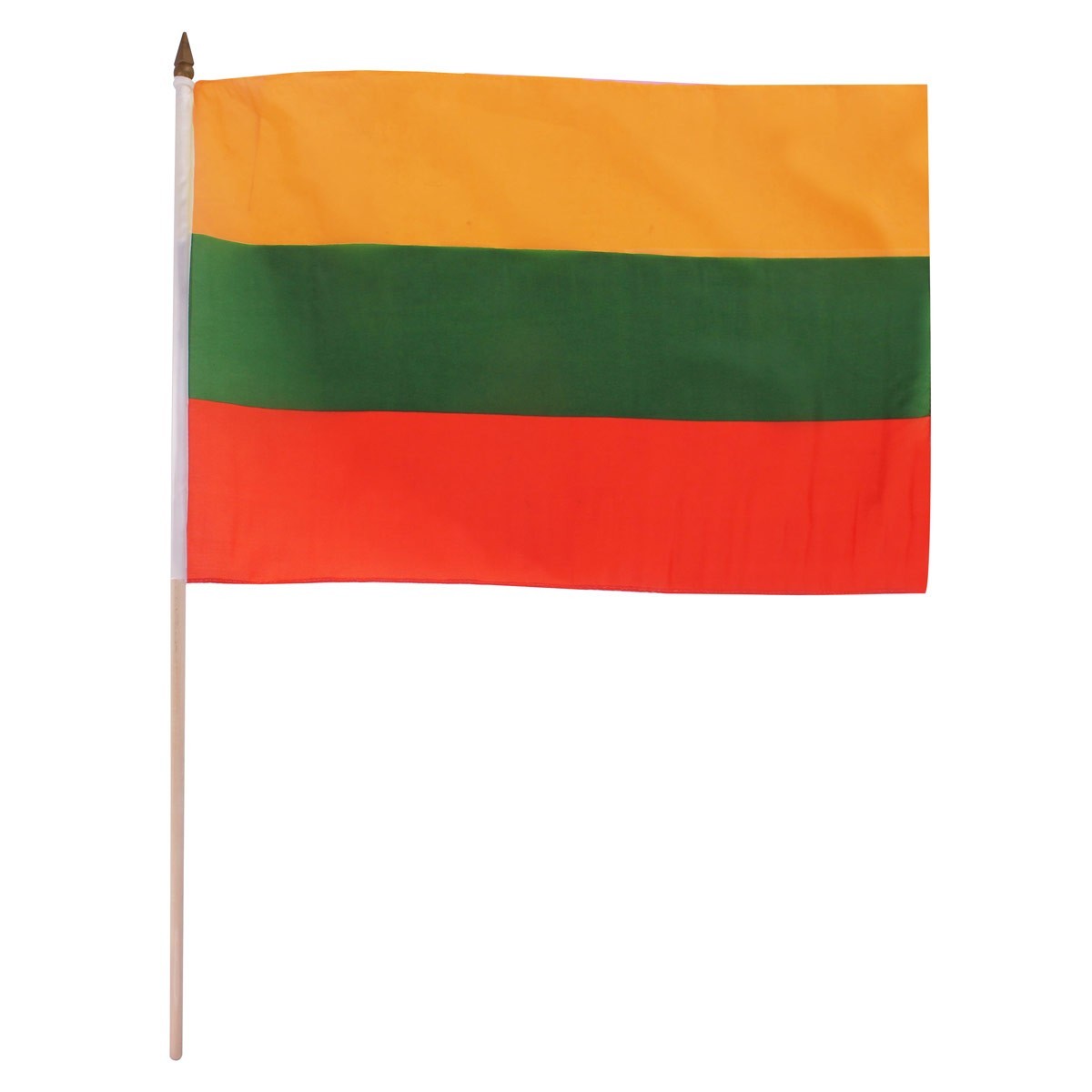 Lithuania 12in x 18in Mounted Flag