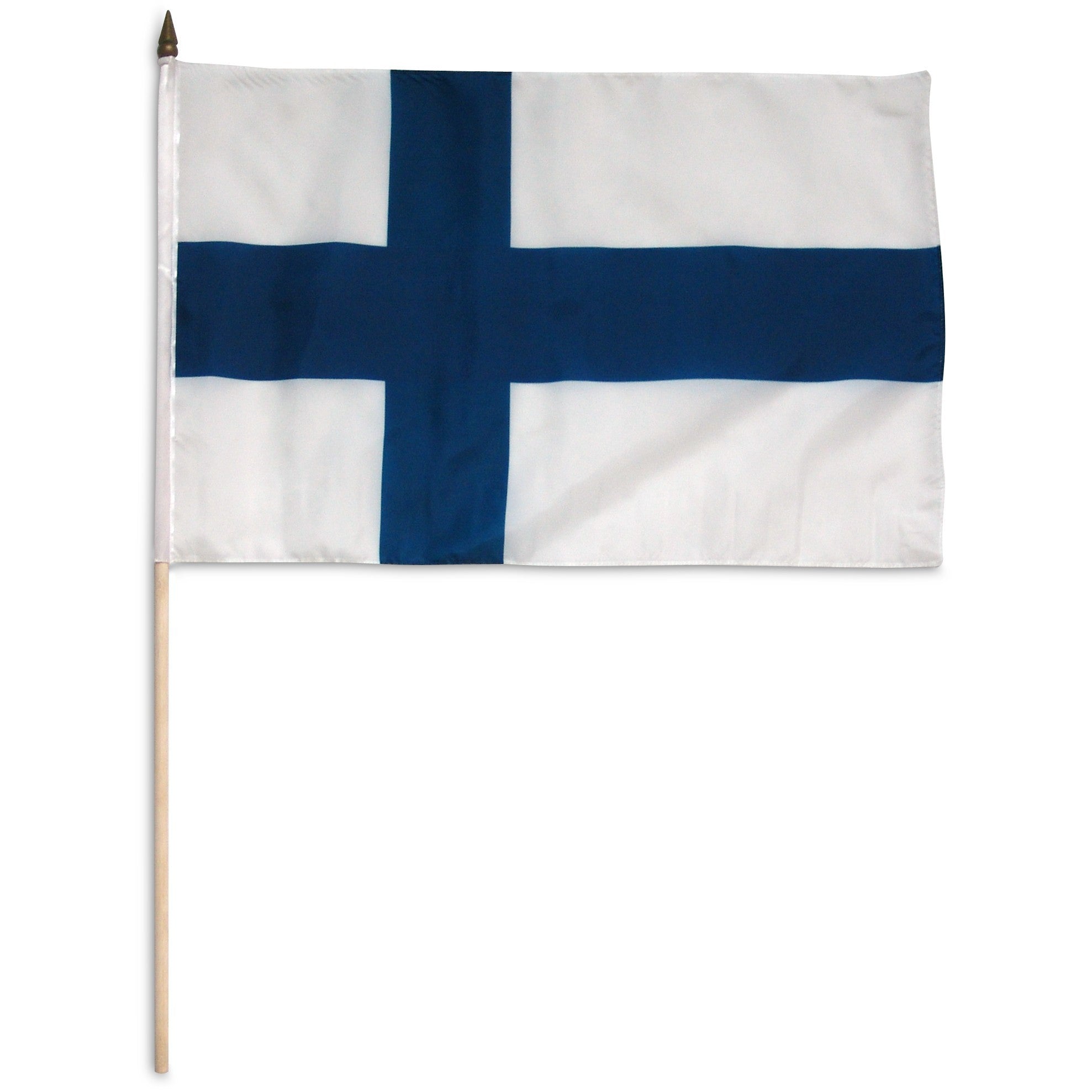 Finland 12in x 18in Mounted Flag