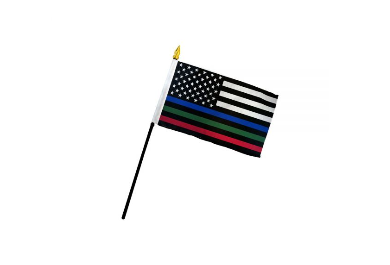 SHOP THING BLUE LINE POLICE FLAGS