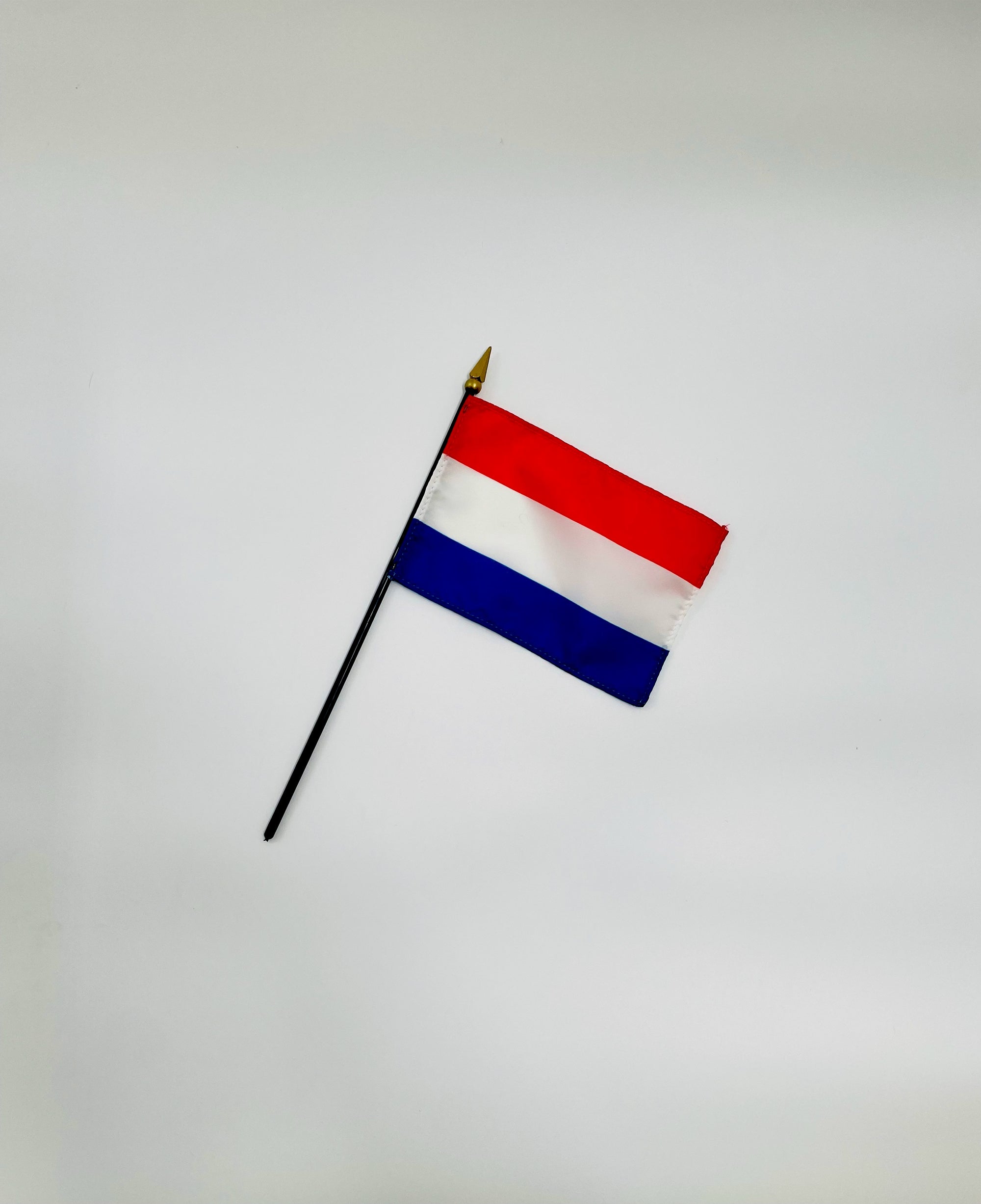 Netherlands 4in x 6in Mounted Stick Flags