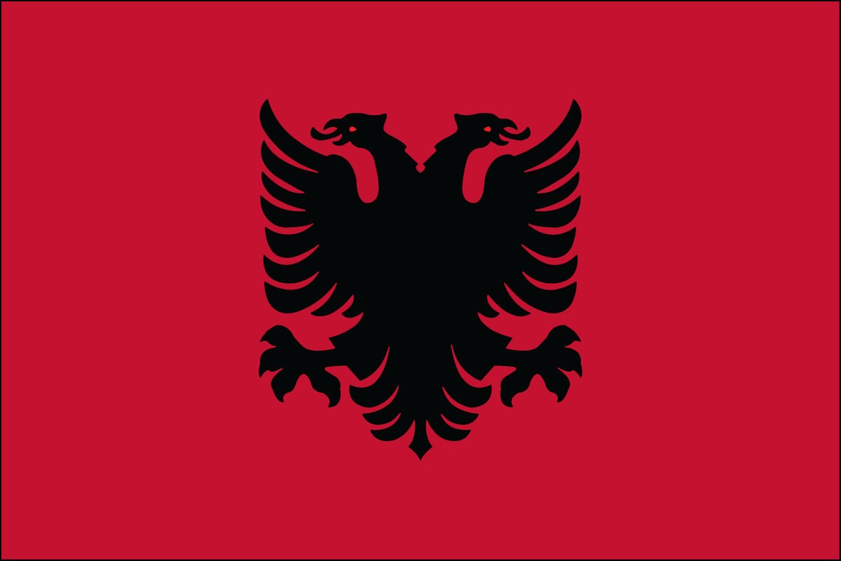 Banderas de Albania