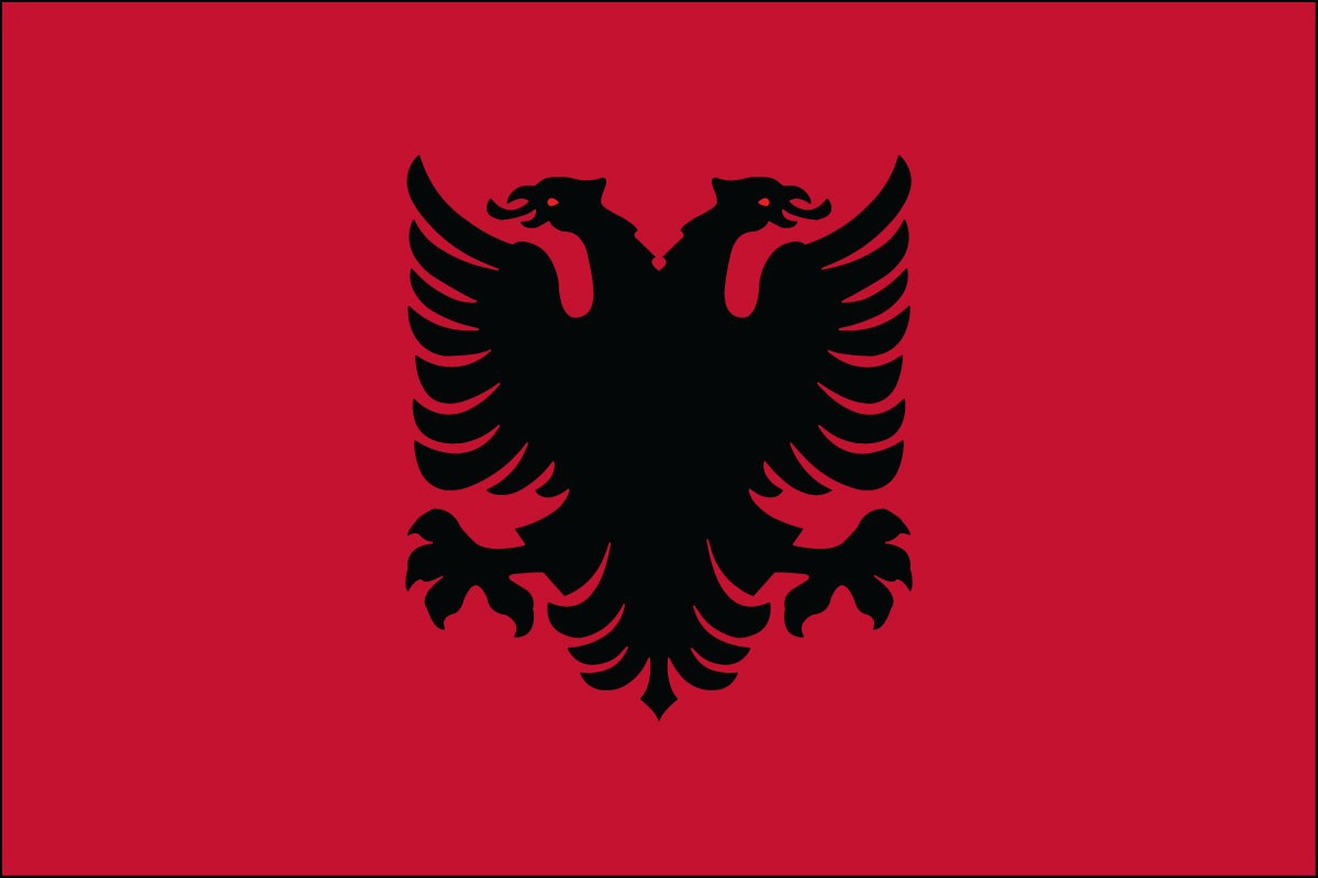 Banderas de Albania