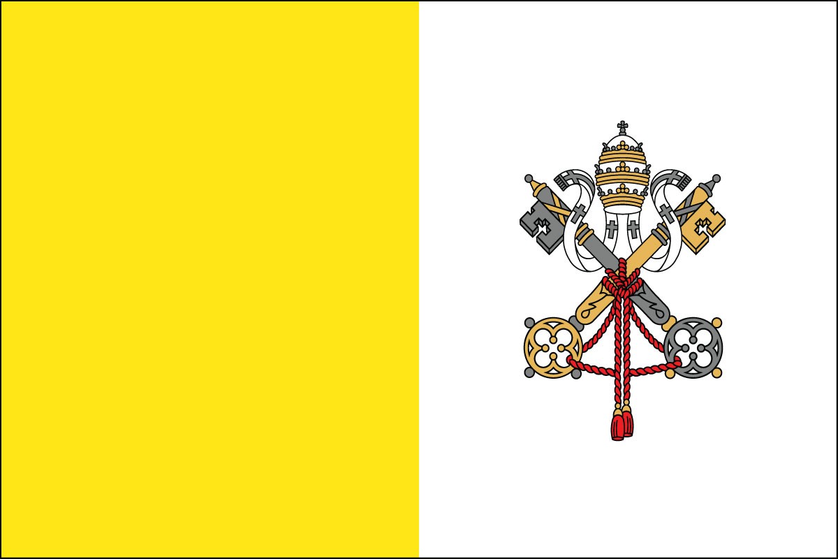 Banderas de la Ciudad del Vaticano (Papal)