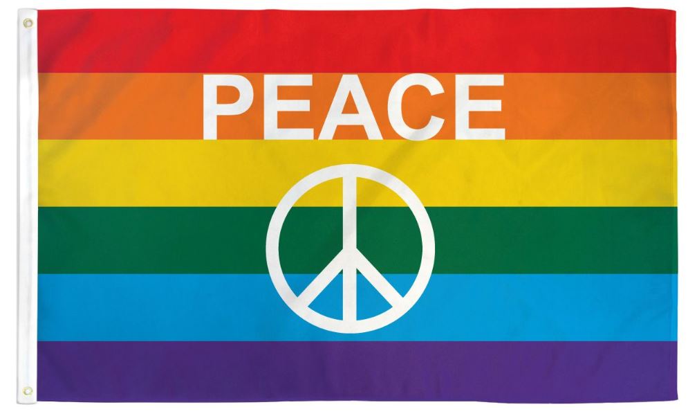 Rainbow &amp; Peace Flags