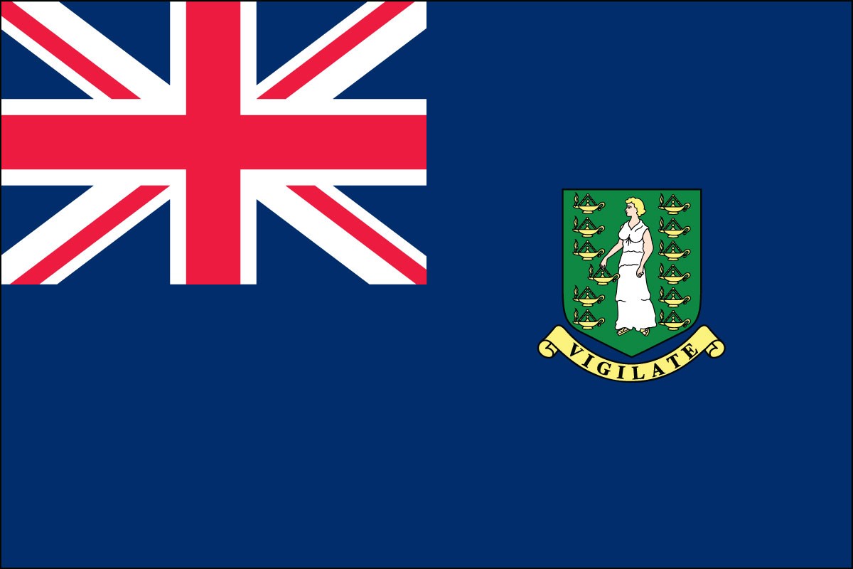 Banderas de las Islas Vírgenes Británicas