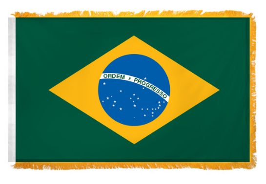 International Flags l Pole Sleeve &/or Fringe (USA Made)