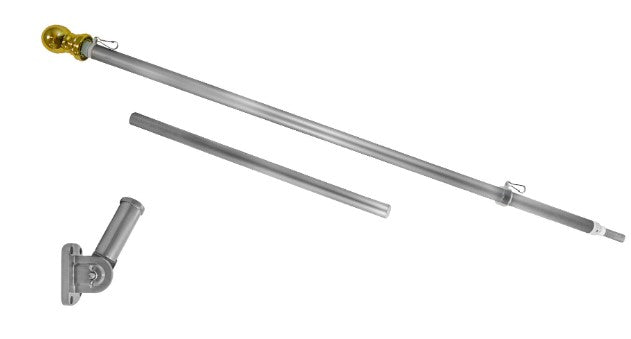5ft Stabilizing Flagpole with Bracket Set