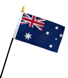 Australia 4in x 6in Mounted Country Flags