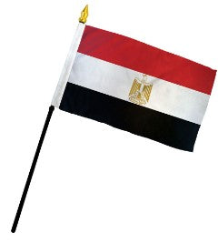 Banderas montadas de Egipto de 4 x 6 pulgadas