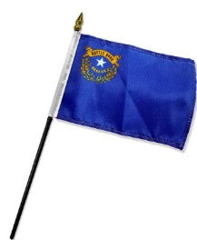 Banderas montadas de Nevada de 4 x 6 pulgadas