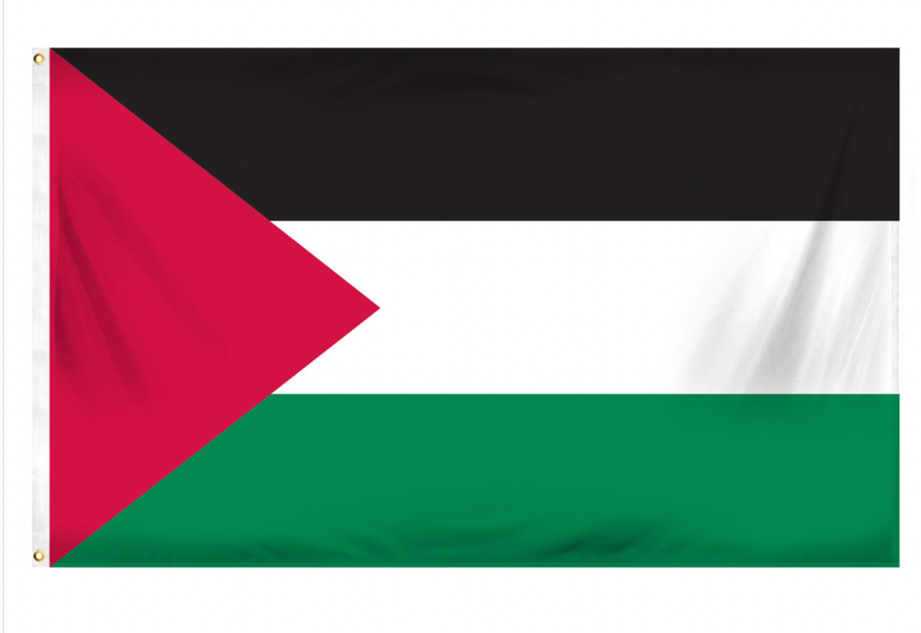 Banderas de Palestina / Banderas de poliéster para interiores o exteriores / 2X3ft, 3X5ft, 4X6ft, 5X8ft