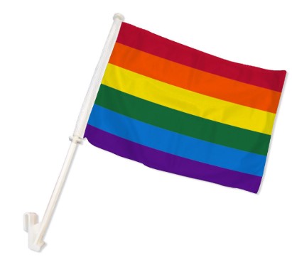 Bandera del arco iris del Orgullo Gay Bandera de poliéster de 2' x 3'
