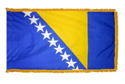 Bosnia-Herzegovina Nylon Flag-With Fringe