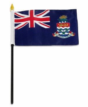 Cayman Islands 4in x 6in Mounted Flags