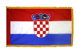 Bandera de nailon para exteriores de Croacia de 5 pies x 8 pies