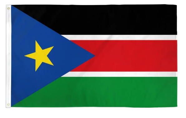 South Sudan 3ft x 5ft Indoor Polyester Flag