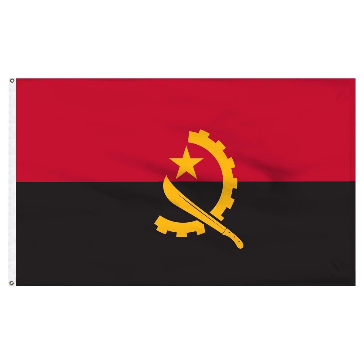 Angola 2' x 3' Outdoor Nylon Country Flag