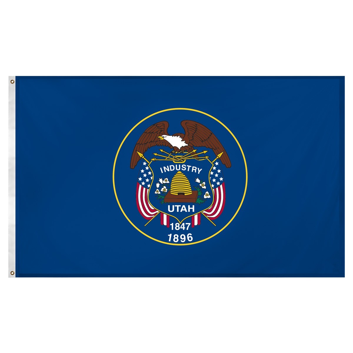 Utah  3' x 5' Indoor Polyester Flag