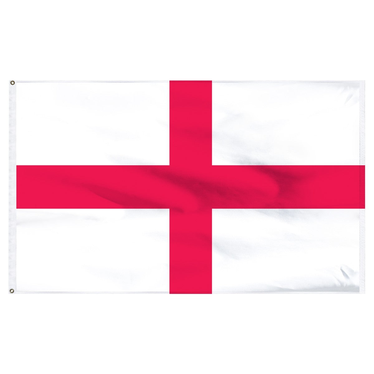 Bandera de nailon para exteriores con cruz de San Jorge, 2 pies x 3 pies