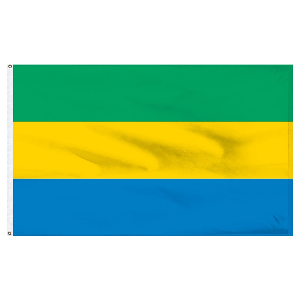 Gabon Outdoor Nylon Flag, Made in the USA