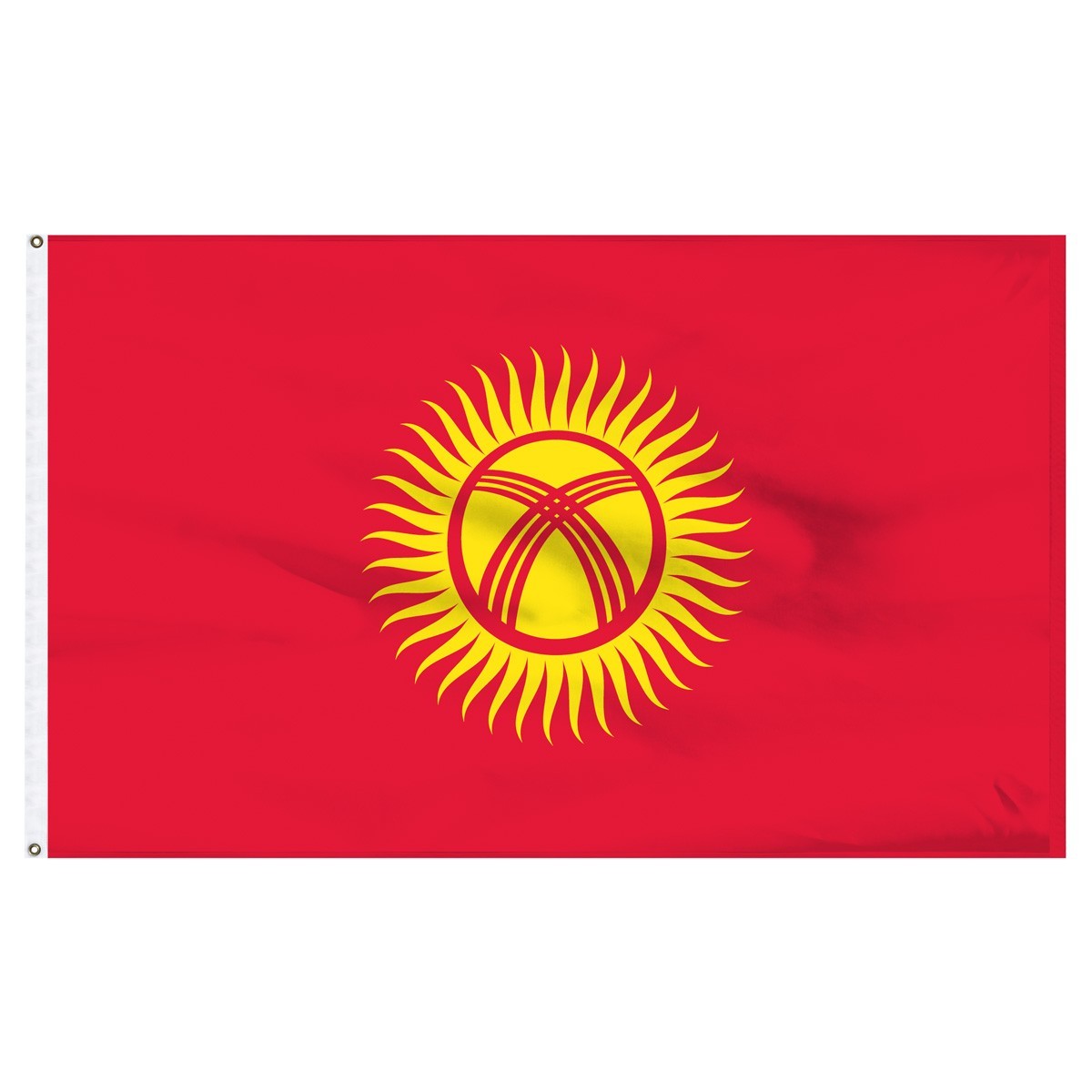 Kyrgyzstan Outdoor Nylon Flag, made in the USA