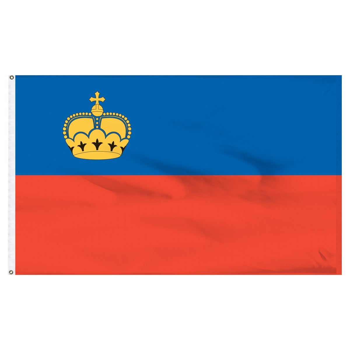 Bandera de nailon para exteriores de Liechtenstein de 2 x 3 pies
