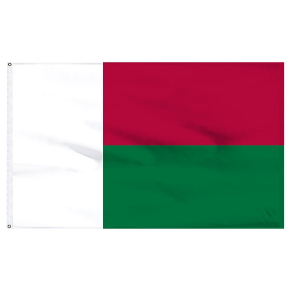 Madagascar Outdoor Nylon Flag, made in the USA - 1-800 Flags