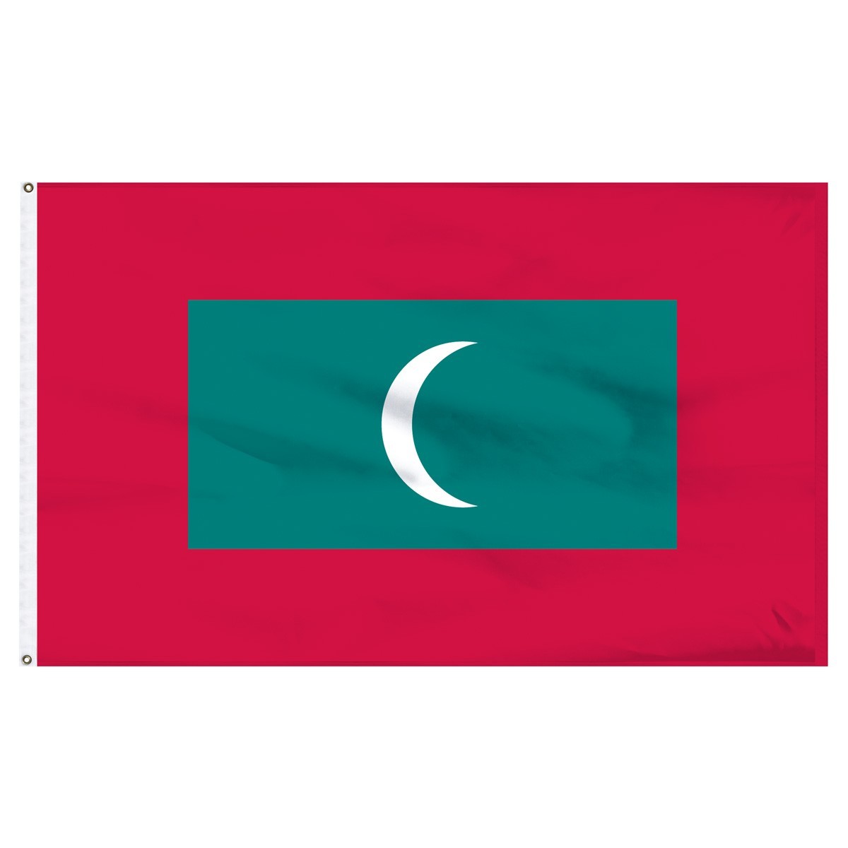 Bandera de nailon para exteriores de Maldivas de 2 pies x 3 pies