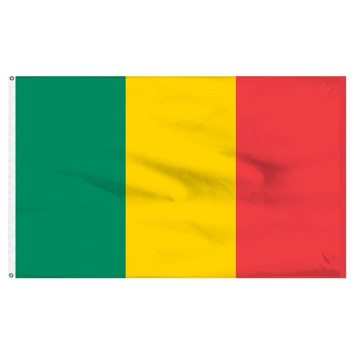 Bandera de nailon para exteriores de Malí de 2 x 3 pies