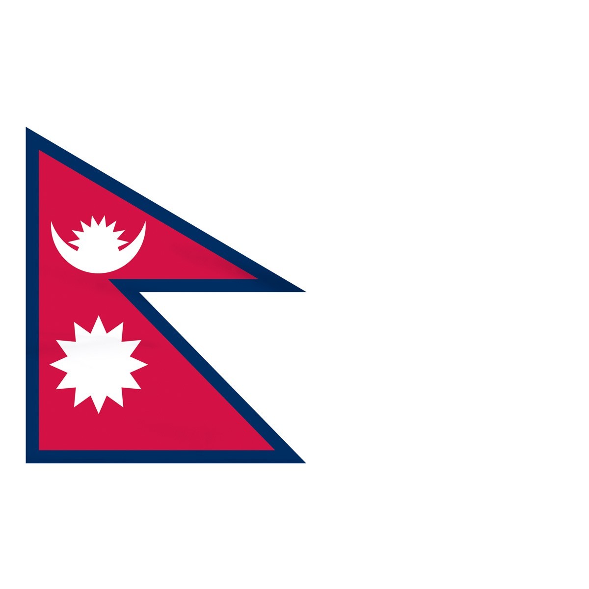 Nepal Outdoor Nylon Flag, made in the USA