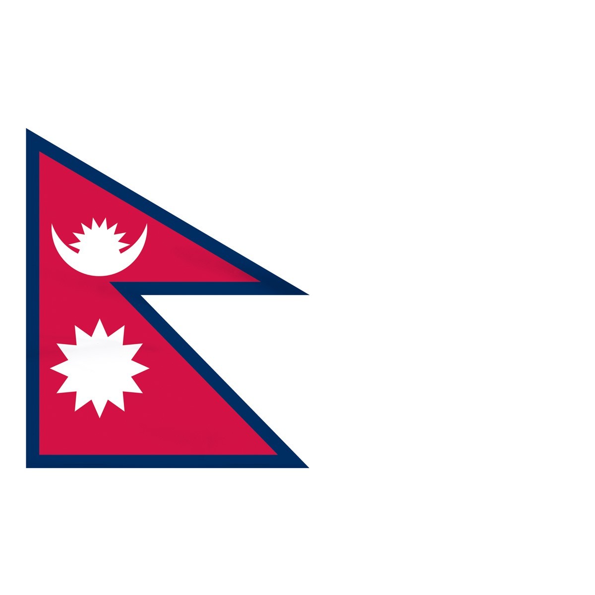 Nepal 2ft x 3ft Outdoor Nylon Flag