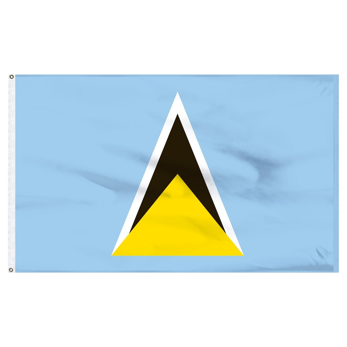 Saint Lucia Outdoor Nylon Flag, made in the USA